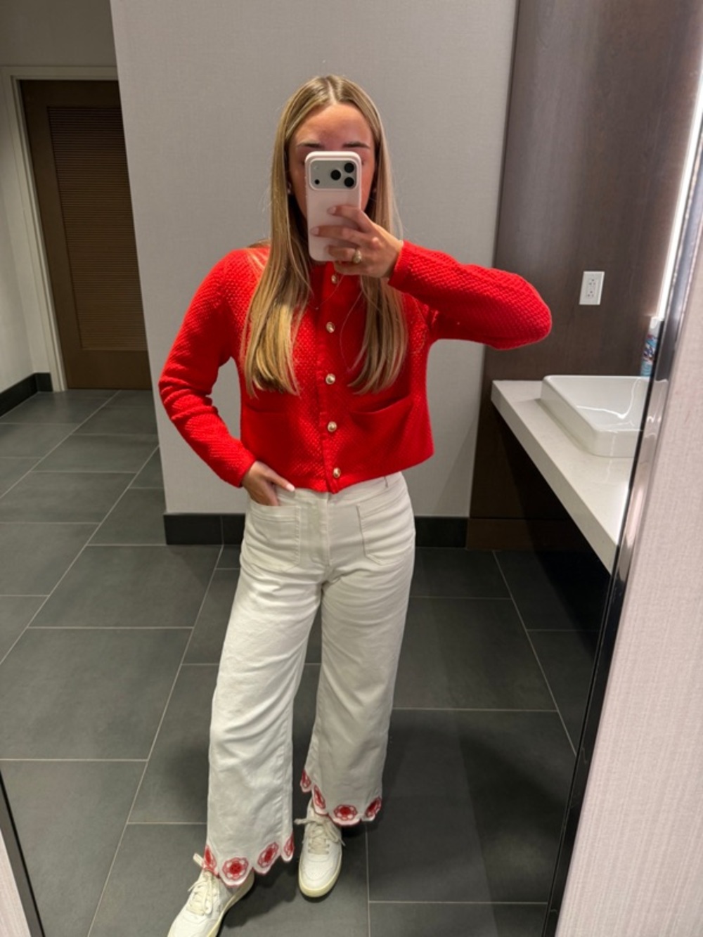 Maeve Anthropologie Colette Cropped High-Rise Wide-Leg Jeans Scallop-Hem Edition - Picture 5 of 11